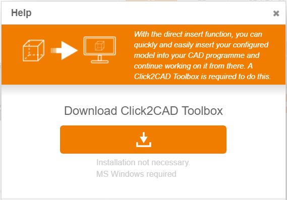 Click2CAD Toolbox
