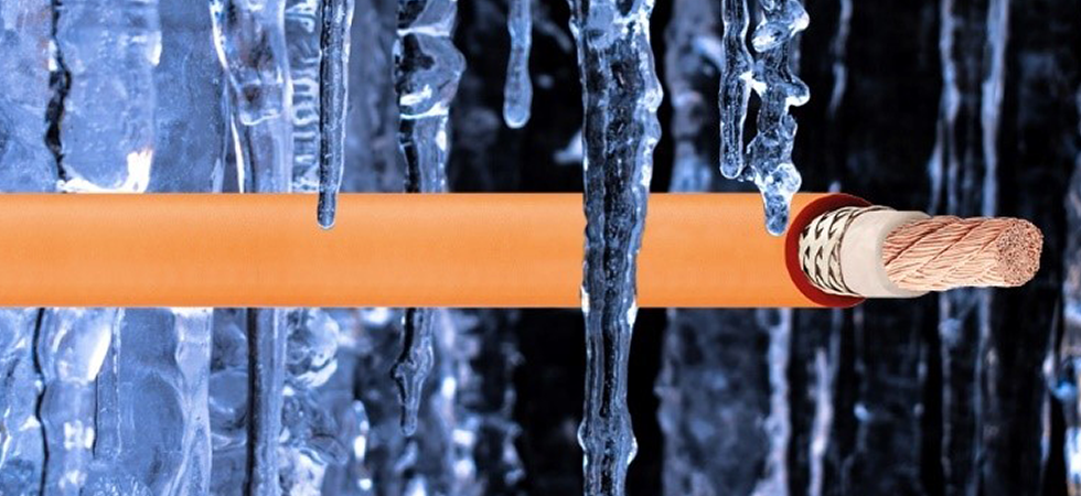 flexible cable in cold temperatures