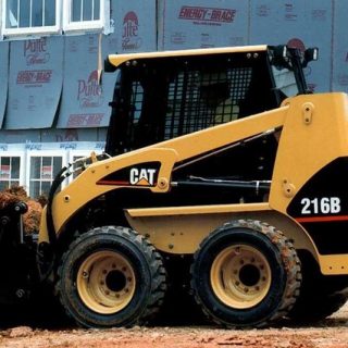 skid steer construction vehicle