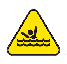 drowning risk sign