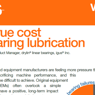 true cost of bearing lubrication cover