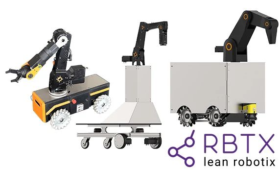 RBTX robotic arms