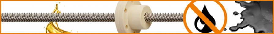 non greased lead screw drives from igus