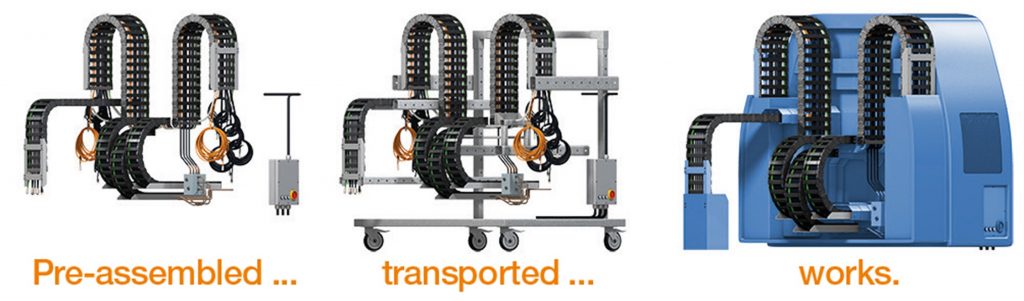 readychain pre-assembled transported