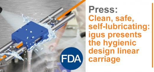 hygienic drylin carriage in washdown fda-compliant
