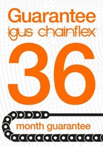 chainflex 36 month guarantee logo