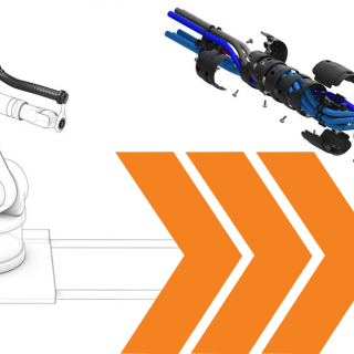 triflex R TRX product on six axis robot