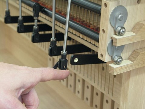 clevis in a pipe organ application