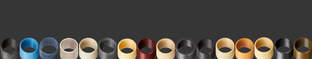 variety of plastic bearings, in different colours