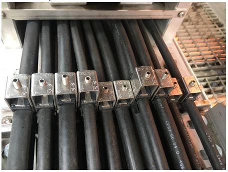 clamp arrows in energy chain system