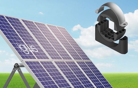 solar panel, a pillow block application