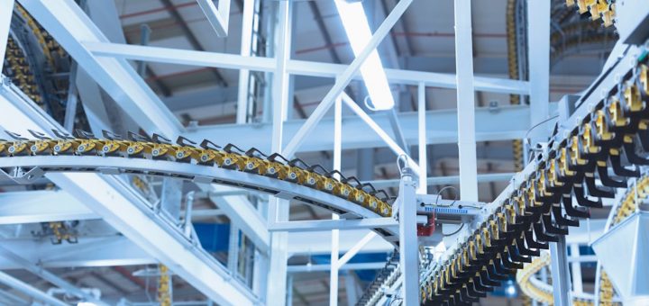 plastic ball bearings for overhead conveyor systems