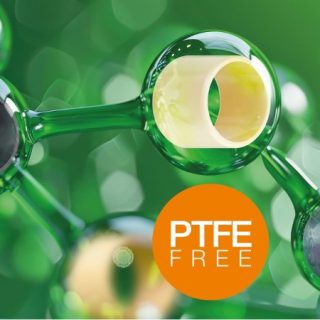 ptfe-free plastic bearing with logo for ptfe-free