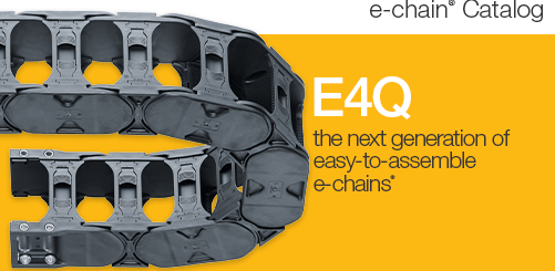 Image of energy chain of the E4Q type with a mustard yellow background