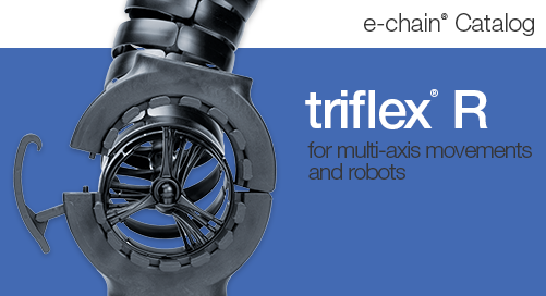 triflex R multi-axis cable carrier