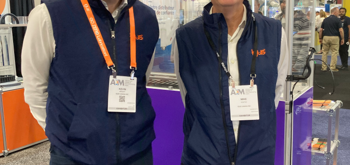 Kevin Wright, Country Manager & Mike Kostiw, Territory Sales Manager at a recent tradeshow