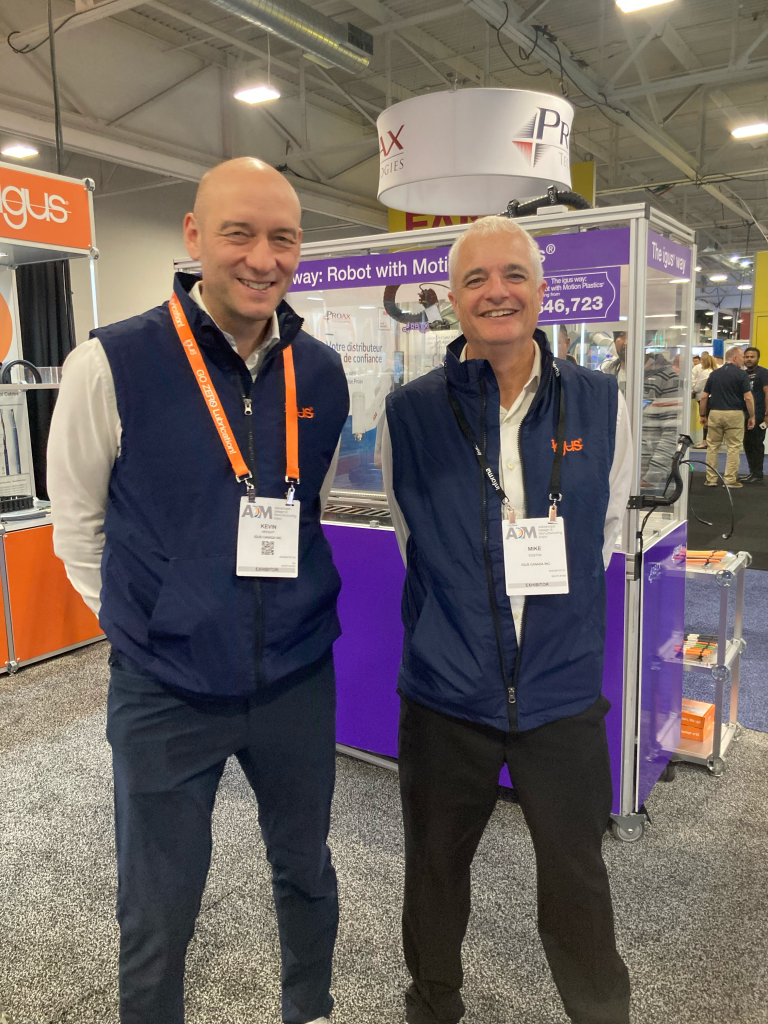 Kevin Wright, Country Manager & Mike Kostiw, Territory Sales Manager at a recent tradeshow
