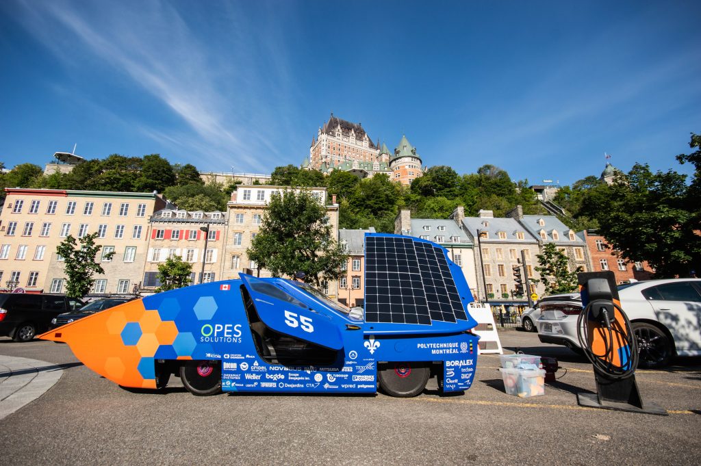 solar car outdoors