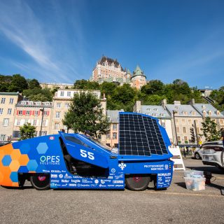 solar car outdoors