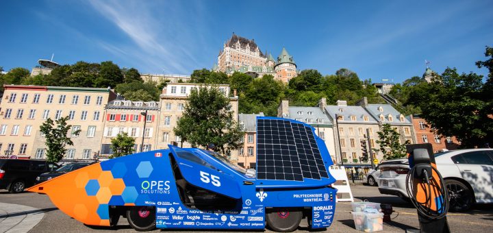 solar car outdoors