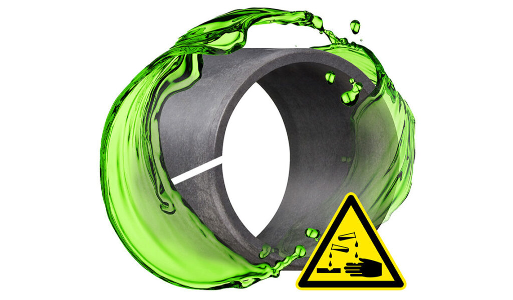 iglide plastic bearing that is chemically resistant