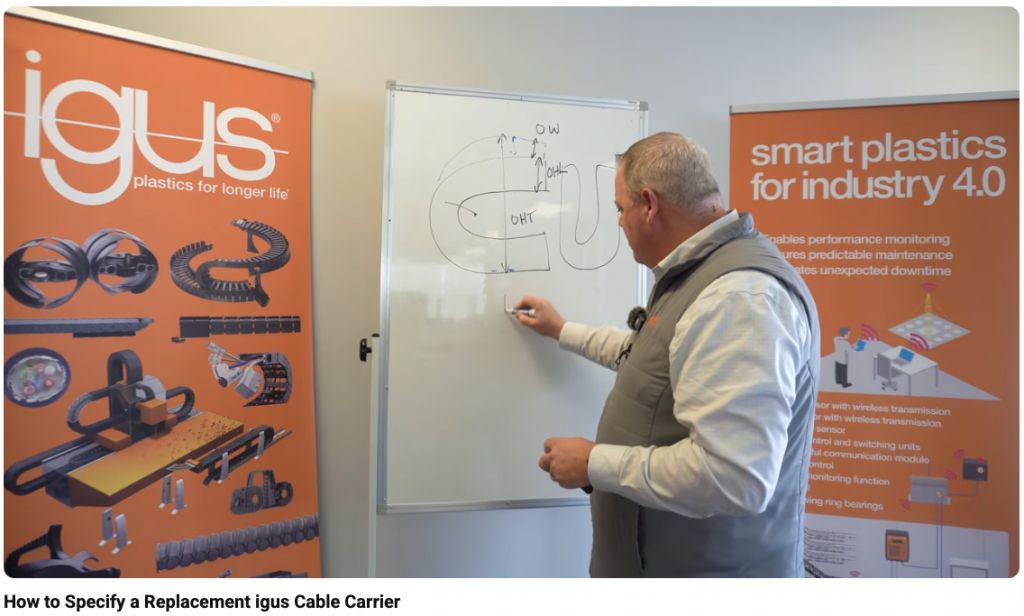 image from the e-chain cable carrier replacement guide video