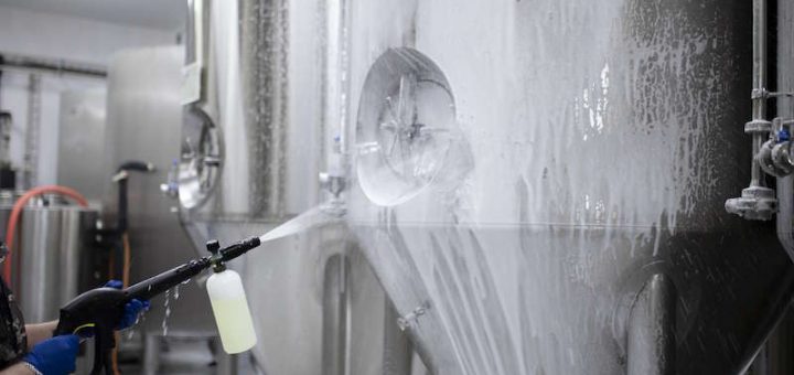 washdown in progress