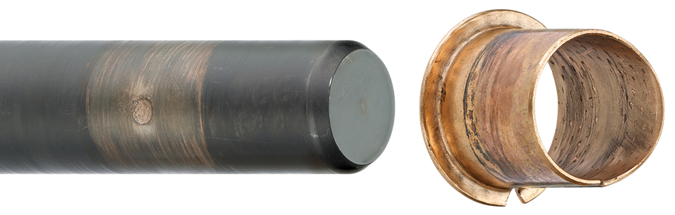 bronze bushing and shaft