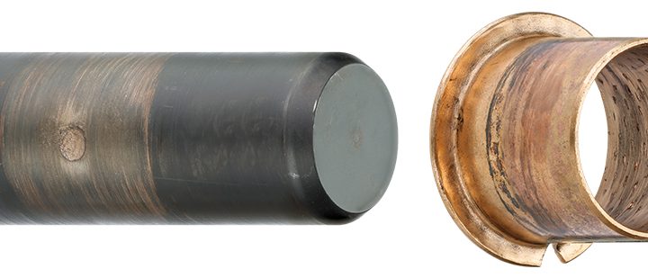 bronze bushing and shaft