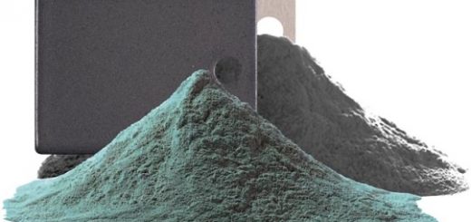 polymer powder coating and covered metal plates