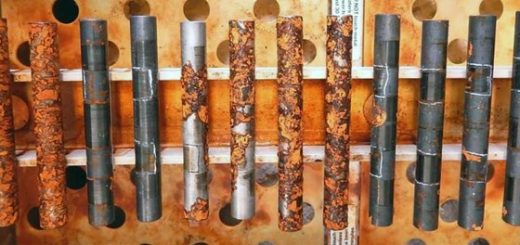 Salt spray test strand