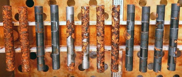 Salt spray test strand