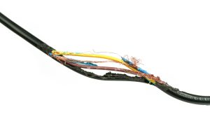 damaged cable