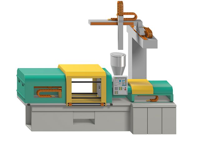 3D still injection molding machine
