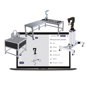 online machine planner  with SCARA robot, 7th axis robot and 6-axis robot