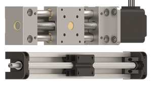 linear actuators, one with motor