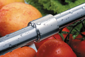 FDA-compliant linear guide with linear bearing